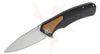 PETRIFIED FISH PF838BRW - Pub Flipper Knife - Black & Brown G10