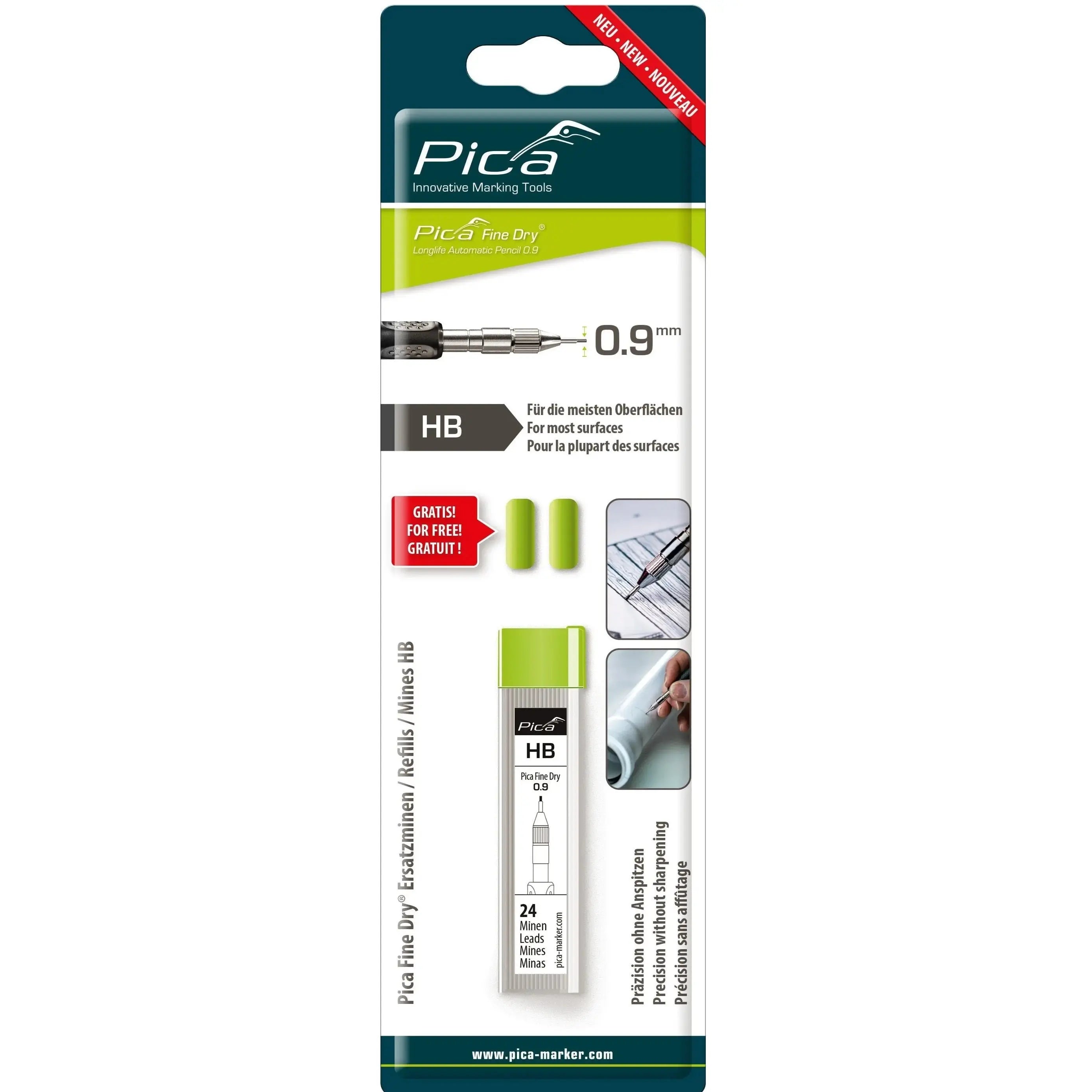 PICA PICA-7030 - Fine Dry Graphite lead HB PICA
