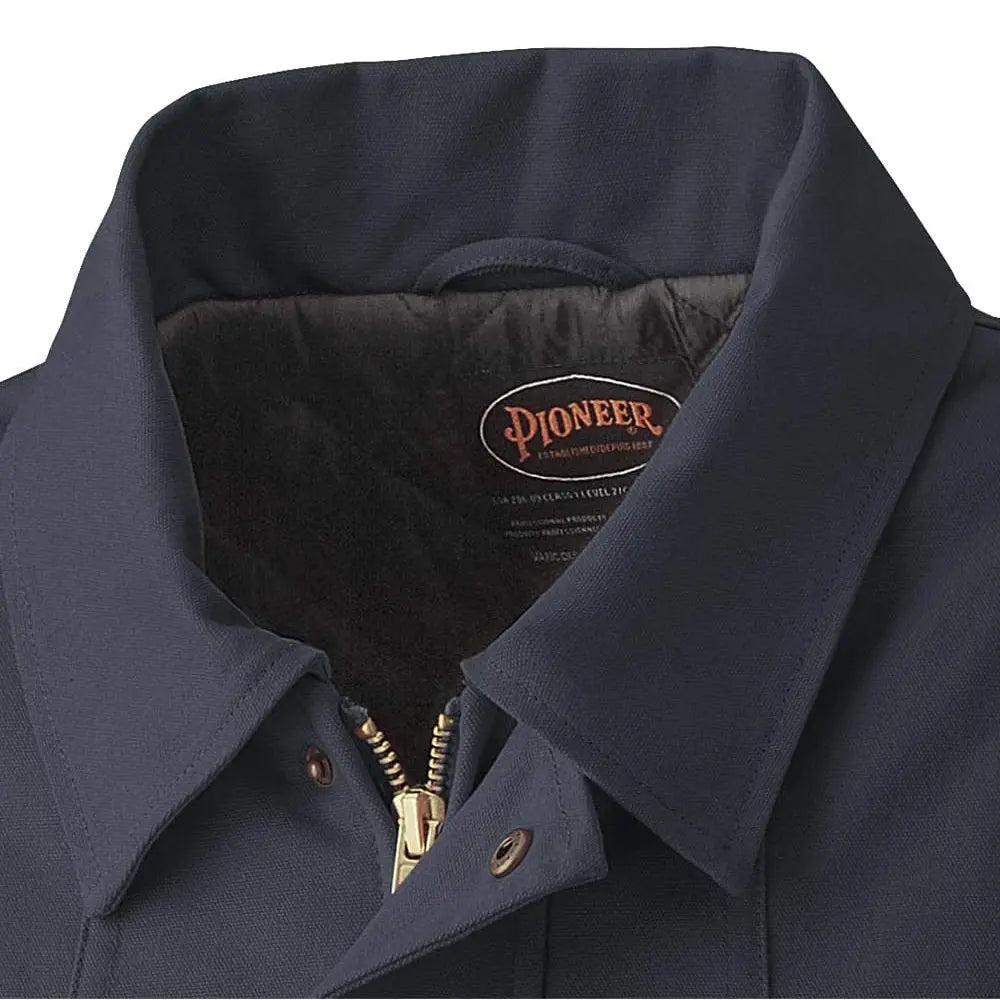 PIONEER 5535BKA - Quilted Cotton Duck Safety Parka - Black PIONEER