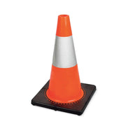 PIONEER V6200350 - 18" PREMIUM PVC FLEXIBLE SAFETY CONE - 6" BAND PIONEER