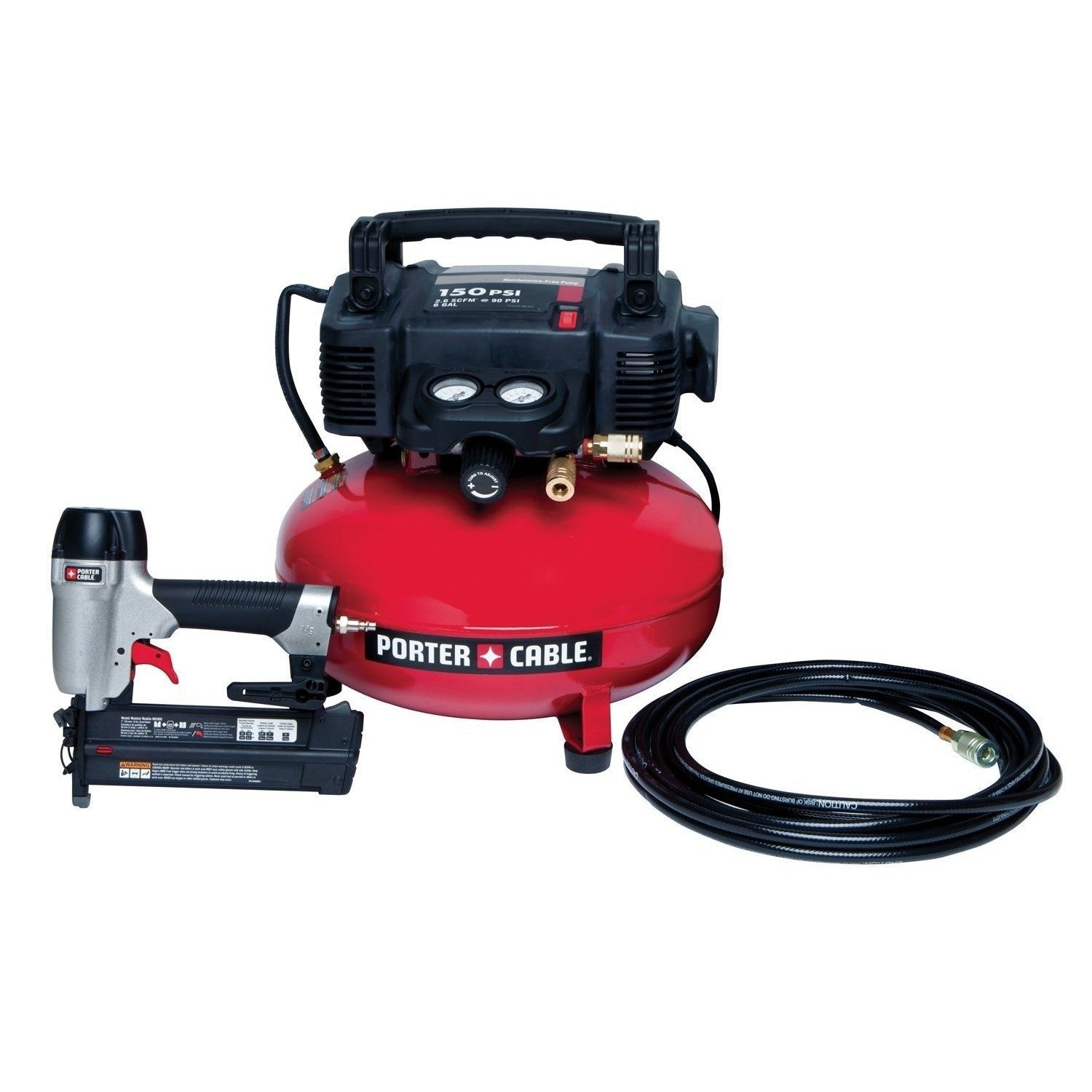 PORTER-CABLE PCFP12236 Brad Nailer - Compressor Combo Kit - Wise Line Tools