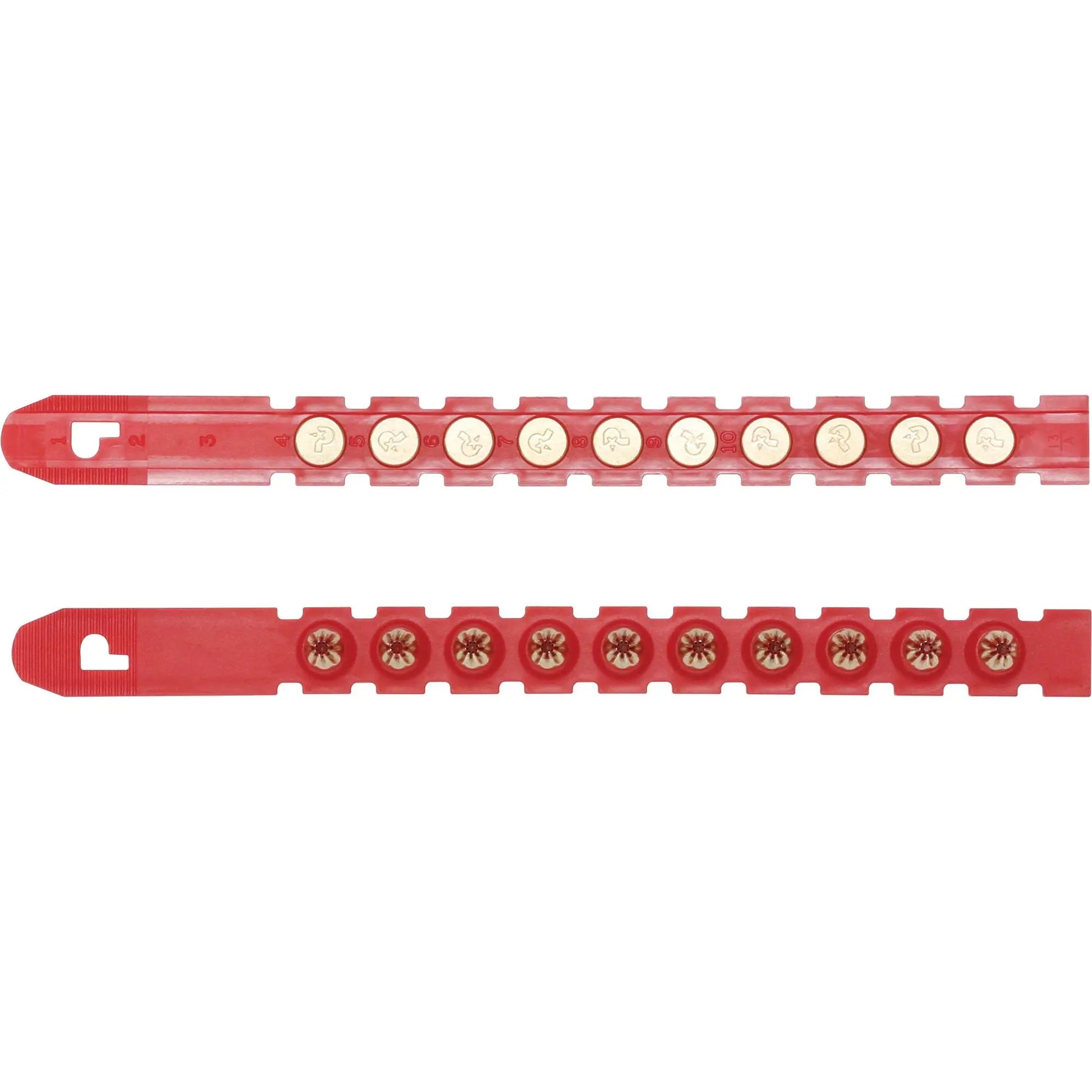 POWERS 50630 - .27 CAL SAFETY STRIP LOADS 100PK - RED Powers