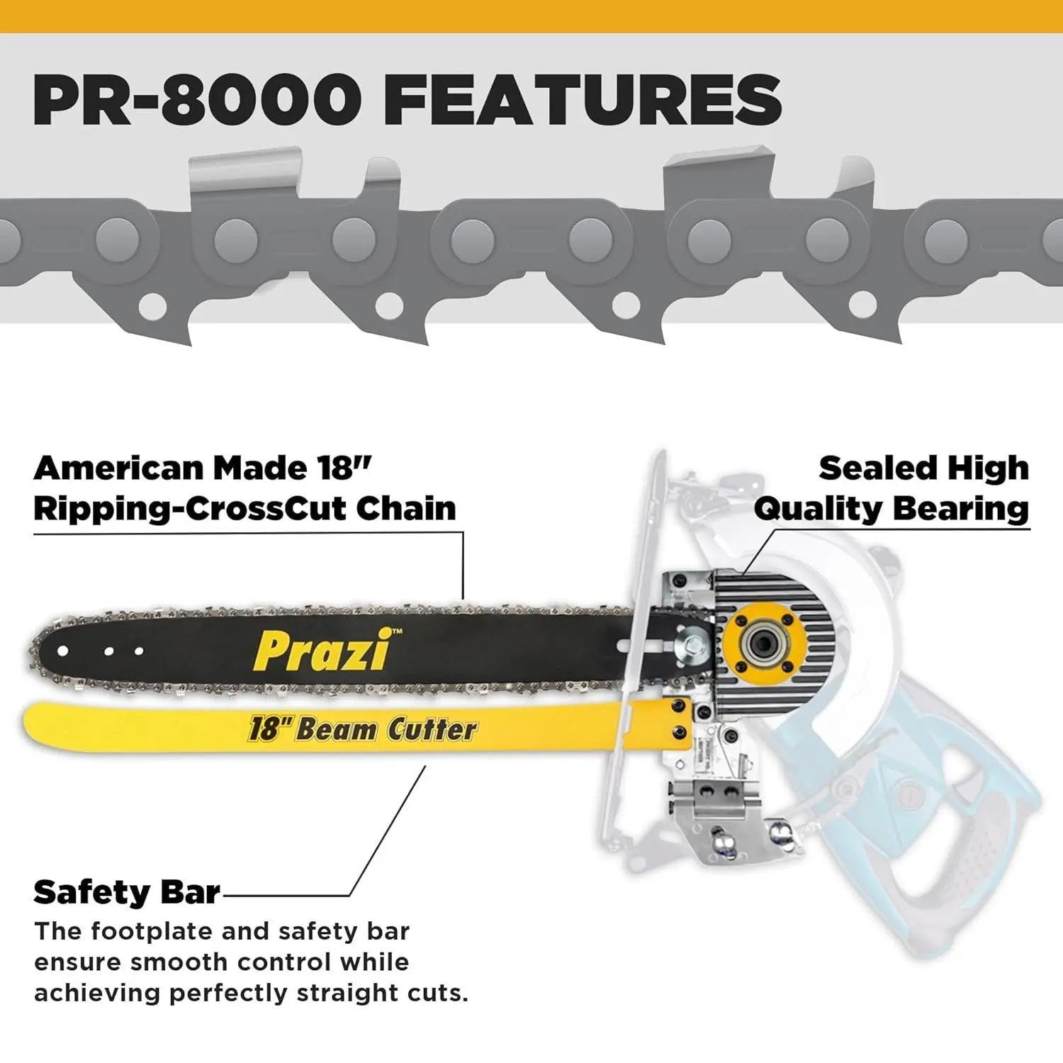 PRAZI P7017 - 18" BEAM CUTTER CHAIN PRAZI
