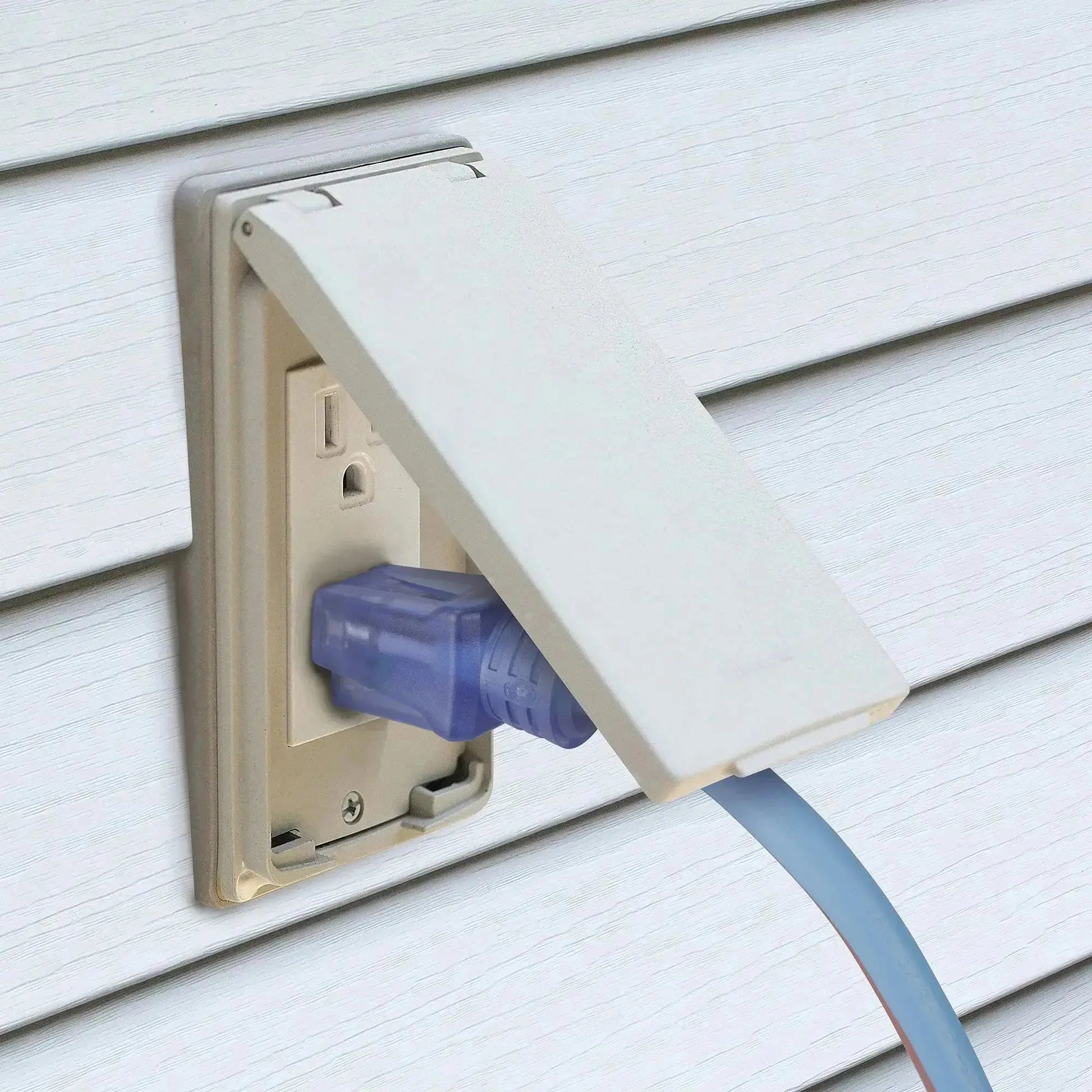 PRIME LT630830 - Ultra Heavy Duty 50FT Triple Tap Artic Blue All-Weather Ext Cord PRIME