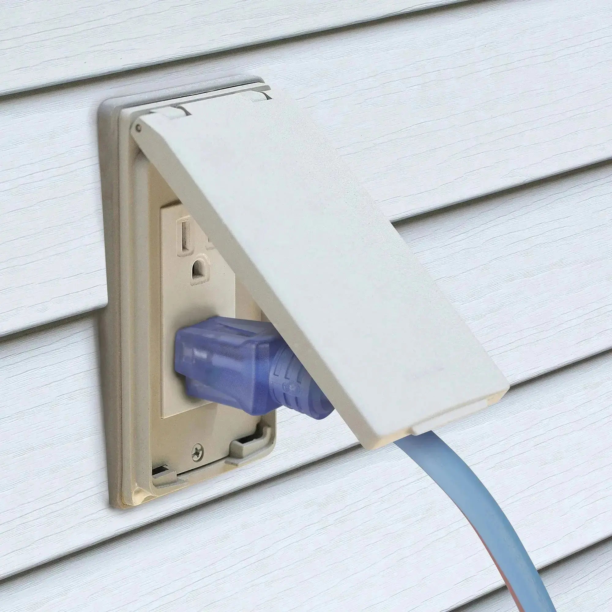 PRIME LT630830 - Ultra Heavy Duty 50FT Triple Tap Artic Blue All-Weather Ext Cord PRIME