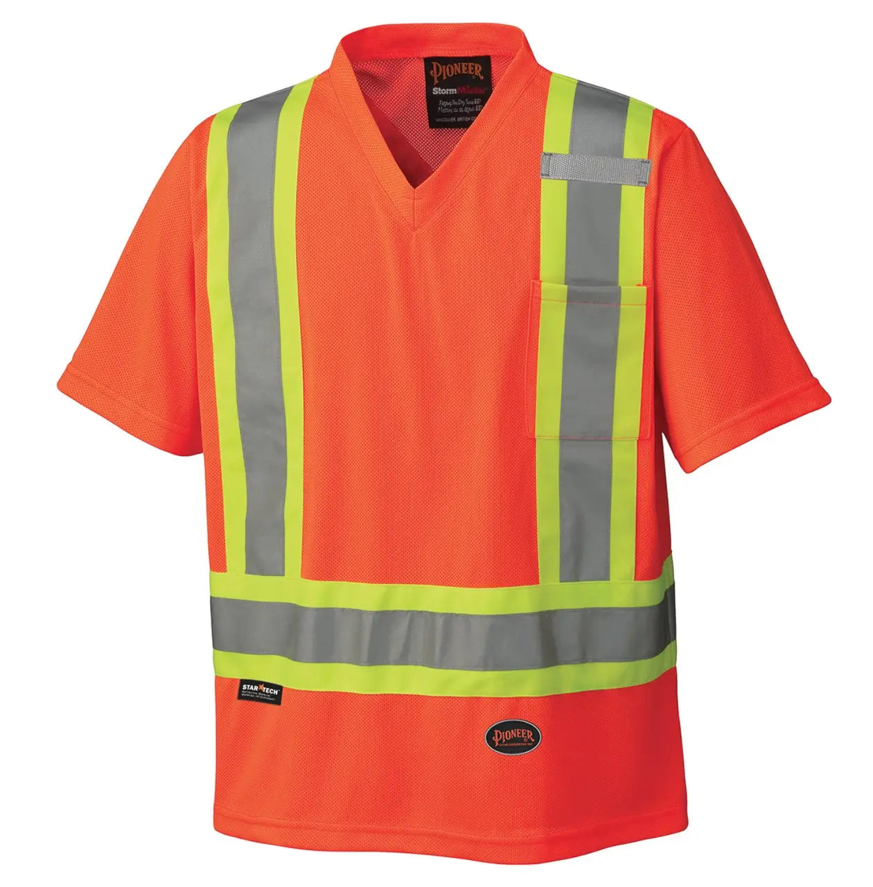 Pioneer Micro Mesh Safety T-shirt - Hi-Viz PIONEER