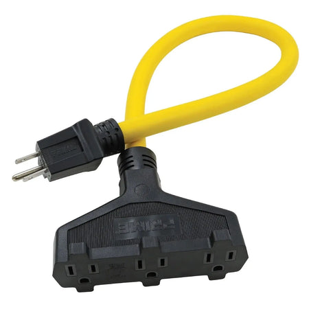 Prime AD050802AD - 2ft 12/3 STW 3-Outlet Adapter PRIME