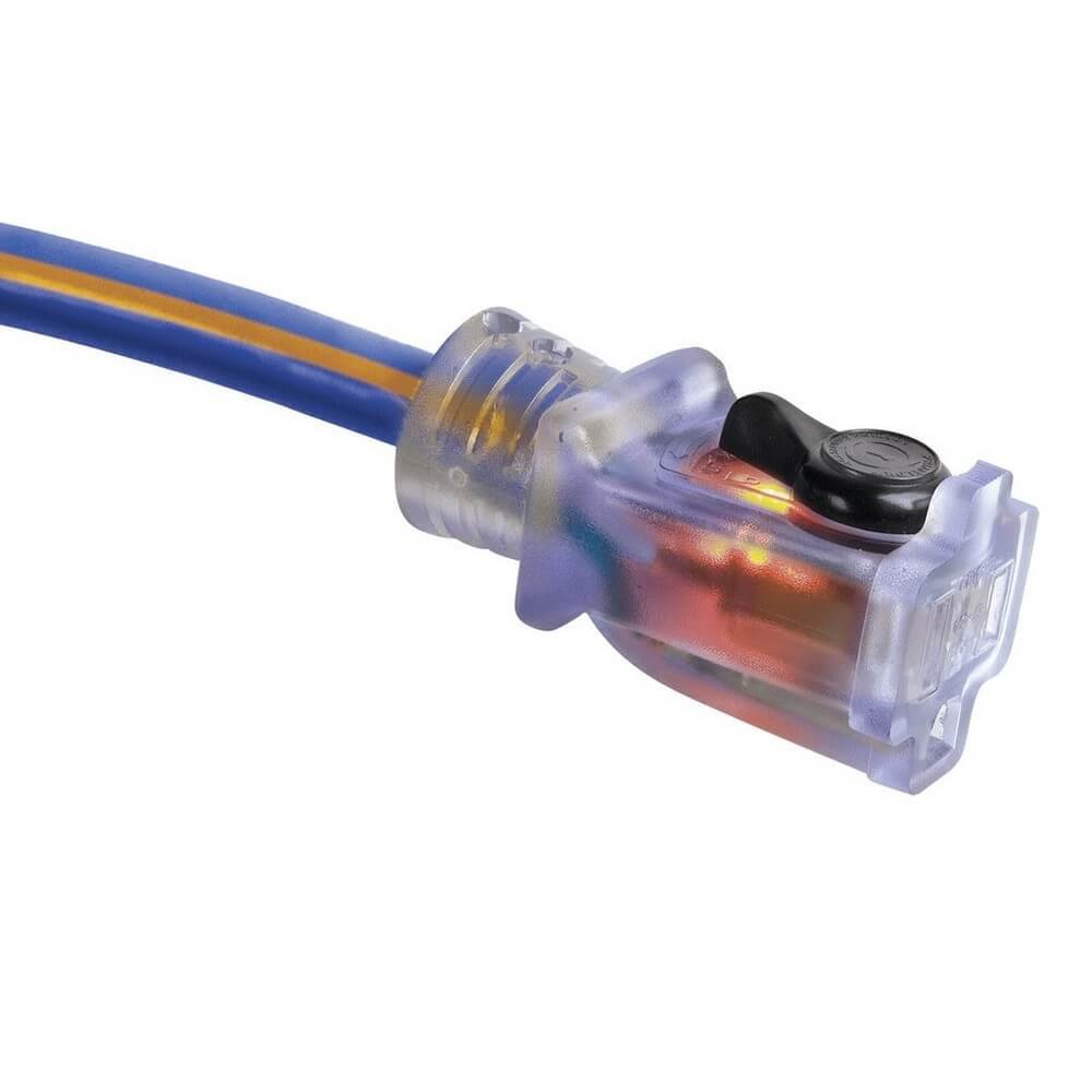 Prime LT530835 Extra Heavy Duty 100-Foot Artic Blue All-Weather  Extension Cord - Wise Line Tools