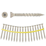 Quik Drive HCKDSVT158S - #8 x 1-5/8" T-25 Tan Collated Decking Screw - Wise Line Tools