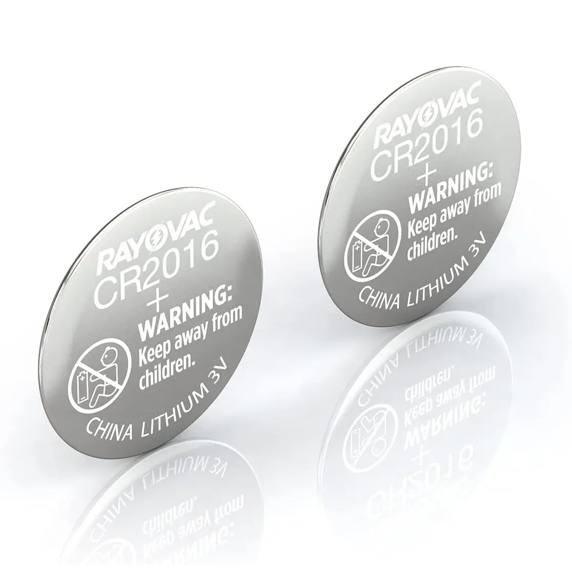 RAYOVAC KECR2016-2, 3-Lithium Coin Cell Batteries, 3 V (2-Pack/Cr2016 Size) RAYOVAC