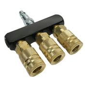 ROLAIR M-BAR3CP-14-1C - MANIFOLD, 3-WAY BAR AIR (FEMALE) ROLAIR