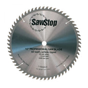 SAWSTOP CB104 184  -  Premium 10” 60-TOOTH BLADE SAWSTOP