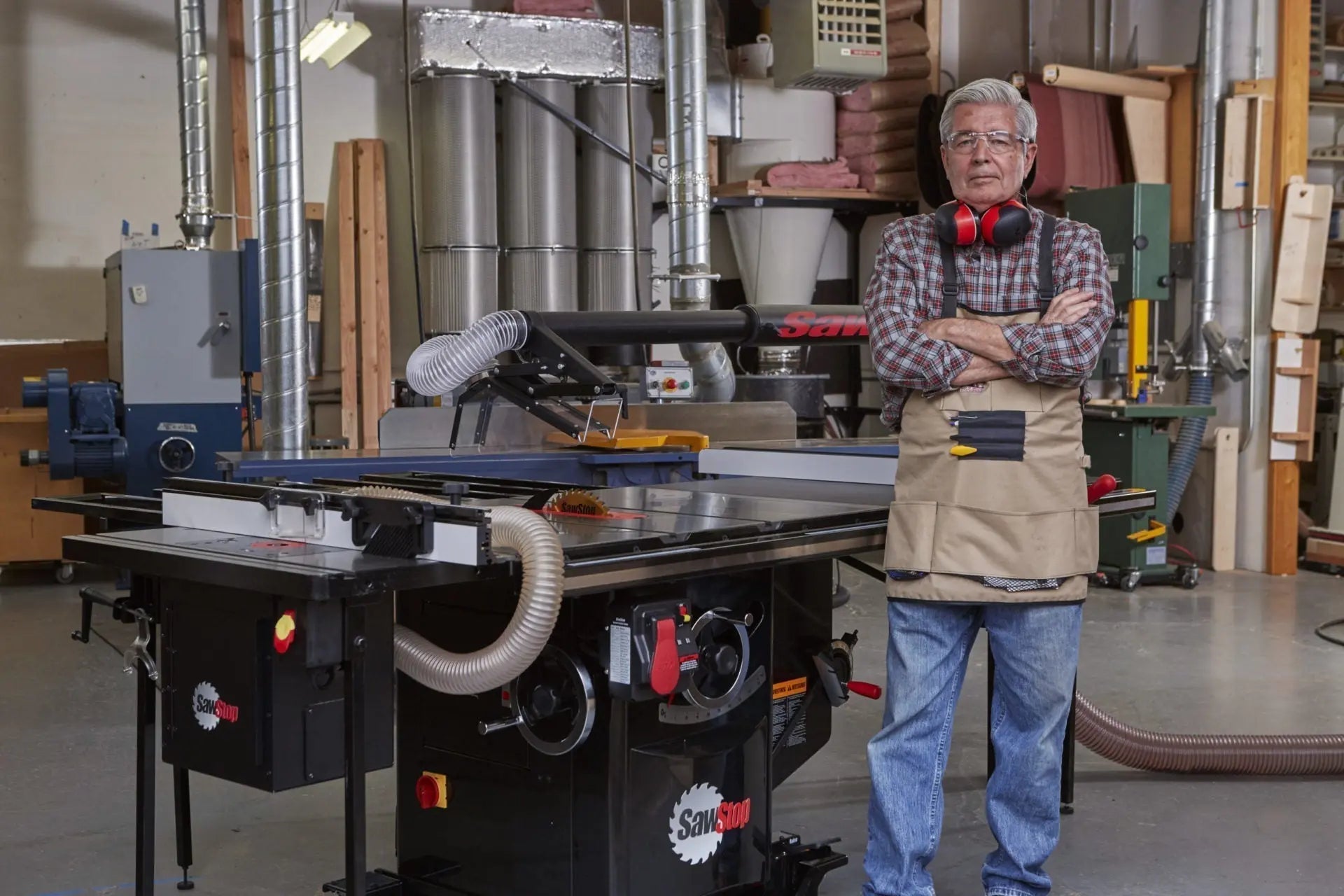 SAWSTOP CNS175-ATGP52 - Contractor 1.75HP 120V 60Hz 52" Pro T-Glide Advance SAWSTOP