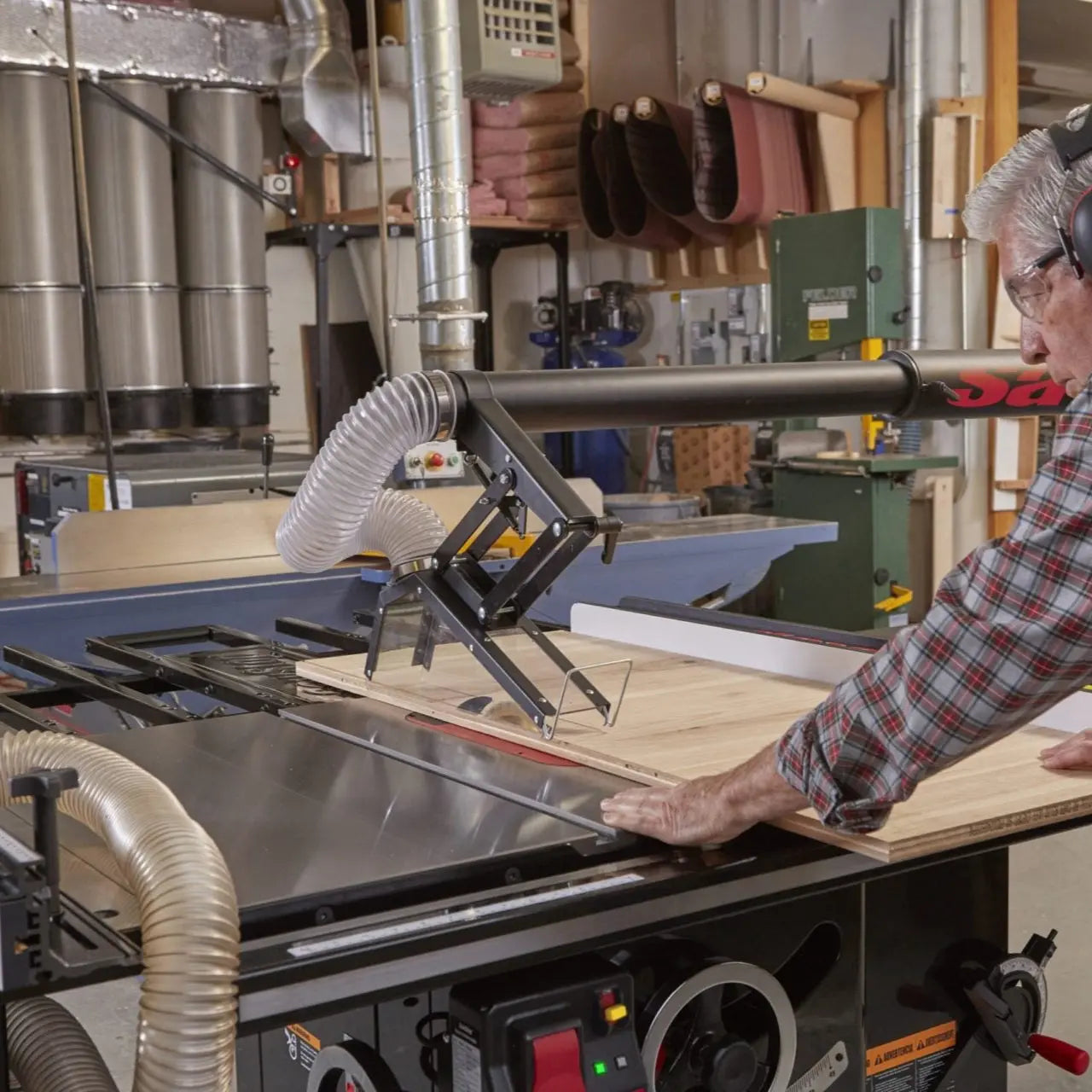 SAWSTOP ICS73480-52 - Industrial 7.5HP 3ph 480V 60Hz 52" Ind T-Glide Fence System SAWSTOP