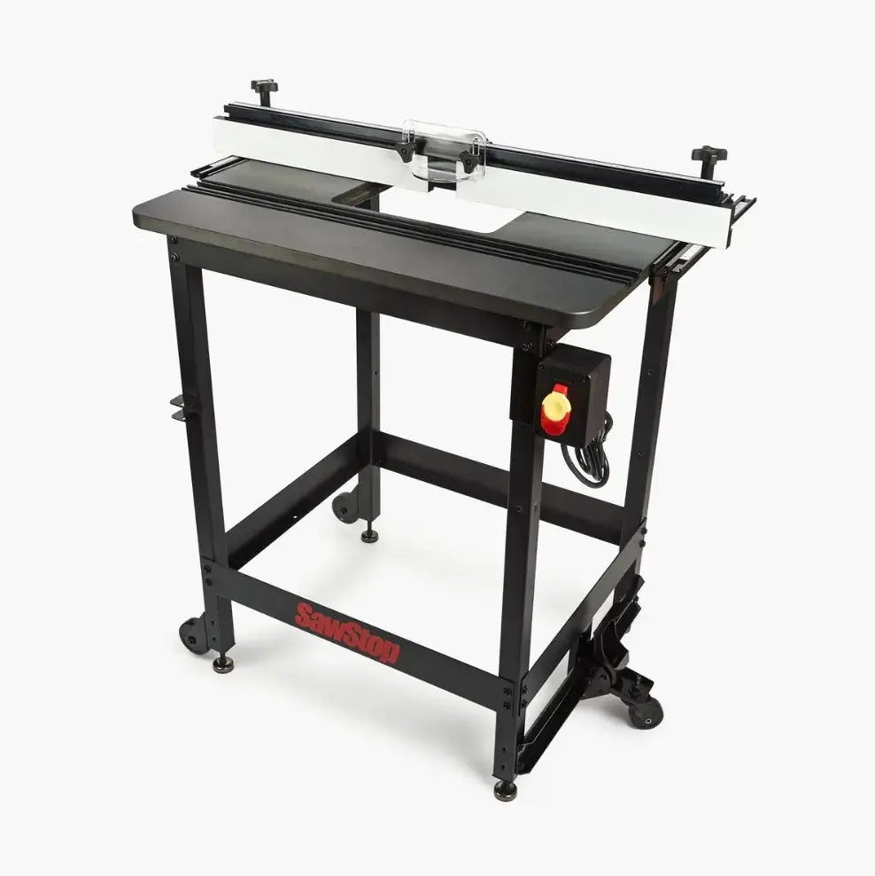 SAWSTOP RT-FS - Standalone Cast Iron Router Table - Power Switch in Stand SAWSTOP