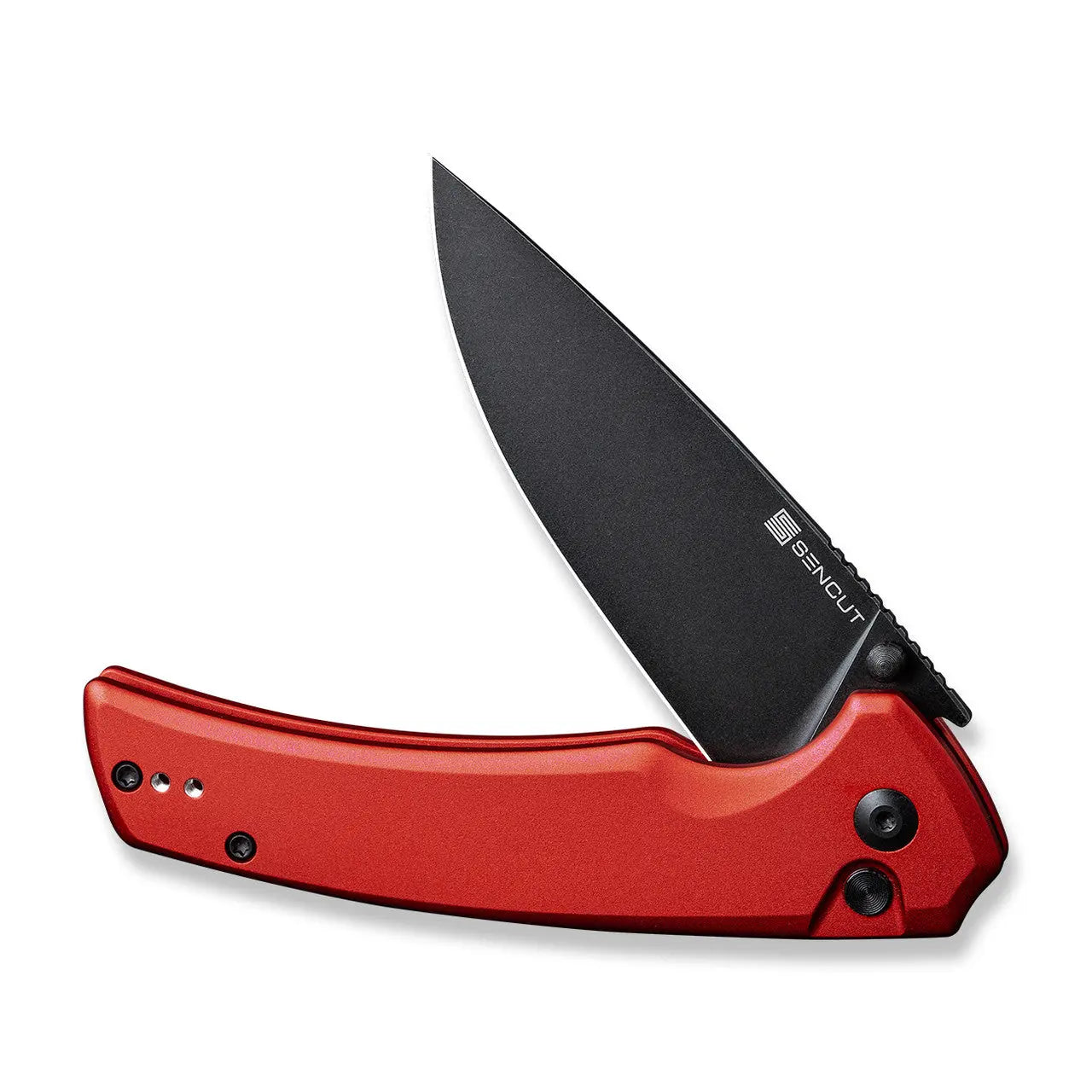 SENCUT SEN-S21022B-2 - Serene Flipper Button Lock Knife - Red SENCUT