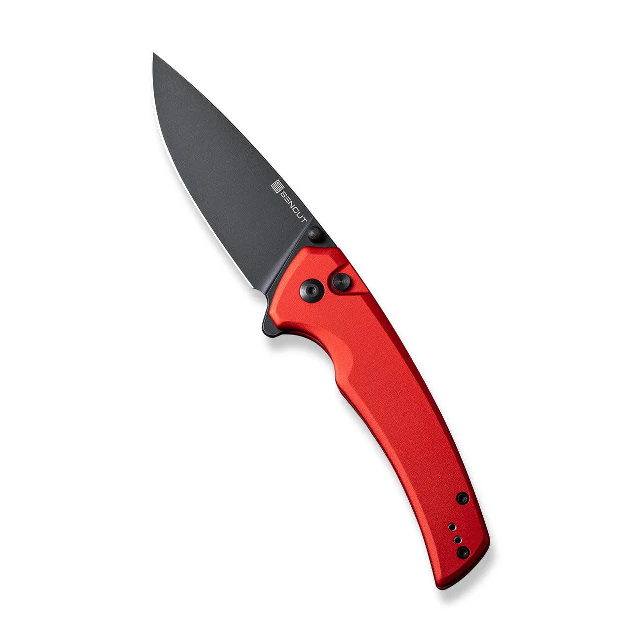 SENCUT SEN-S21022B-2 - Serene Flipper Button Lock Knife - Red SENCUT
