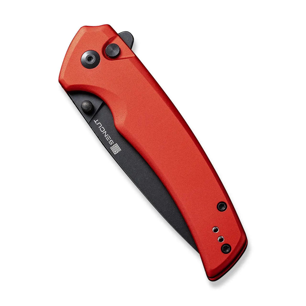 SENCUT SEN-S21022B-2 - Serene Flipper Button Lock Knife - Red SENCUT