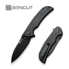 SENCUT SEN-S23077-3 - Borzam Flipper Folding Knife - Micarta Handle