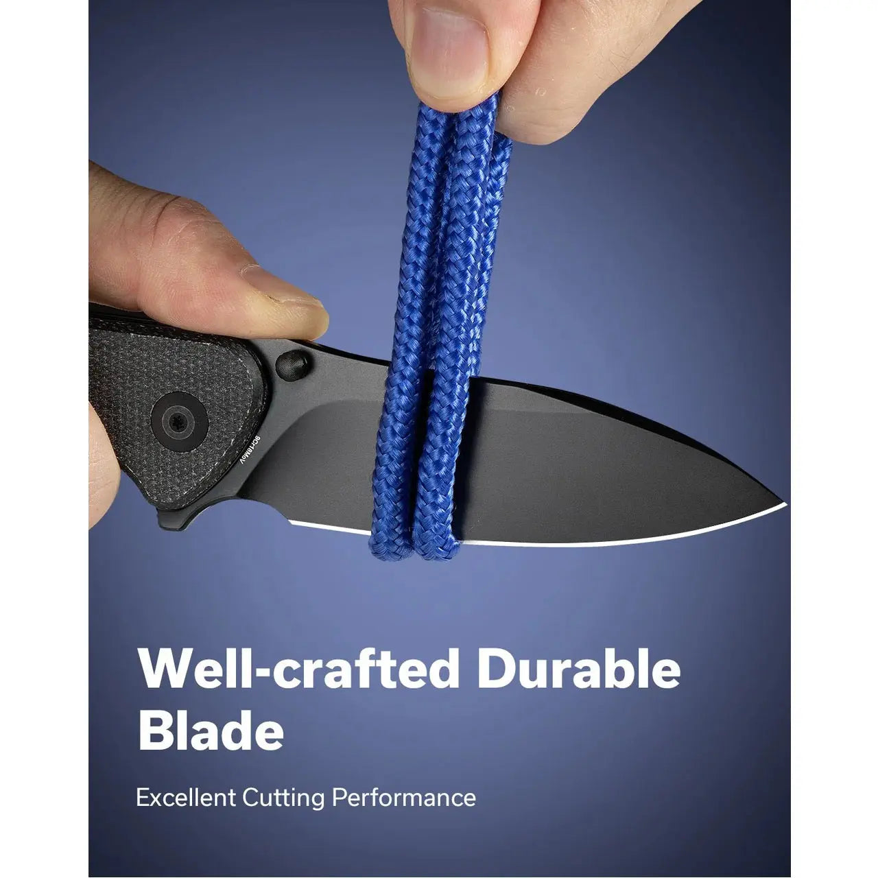 SENCUT SEN-S23077-3 - Borzam Flipper Folding Knife - Micarta Handle SENCUT