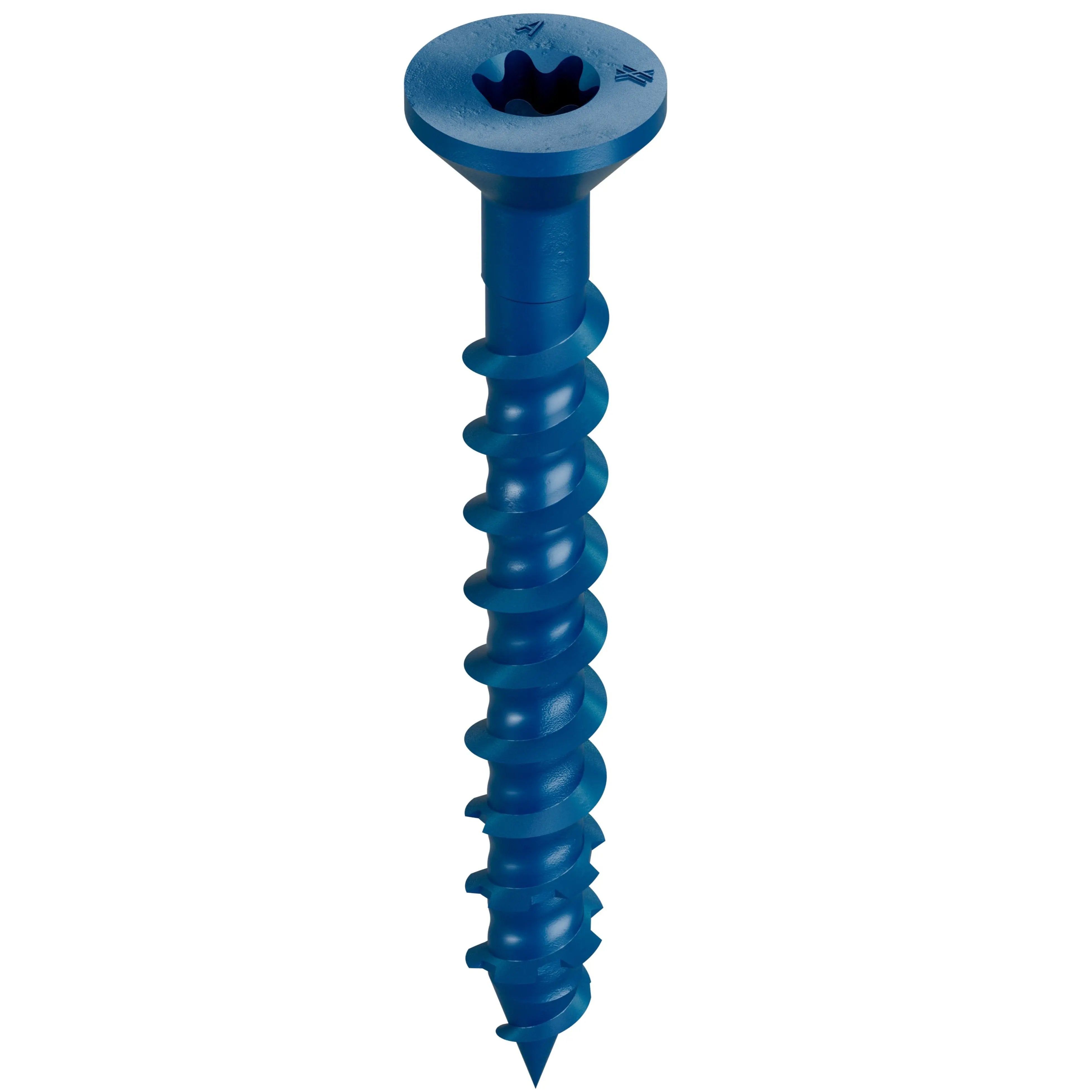 SIMPSON STRONG-TIE TNT25114H - 1/4" x 1-1/4" Hex Head Titen Turbo™ Concrete Screws (100/Box) SIMPSON STRONG-TIE