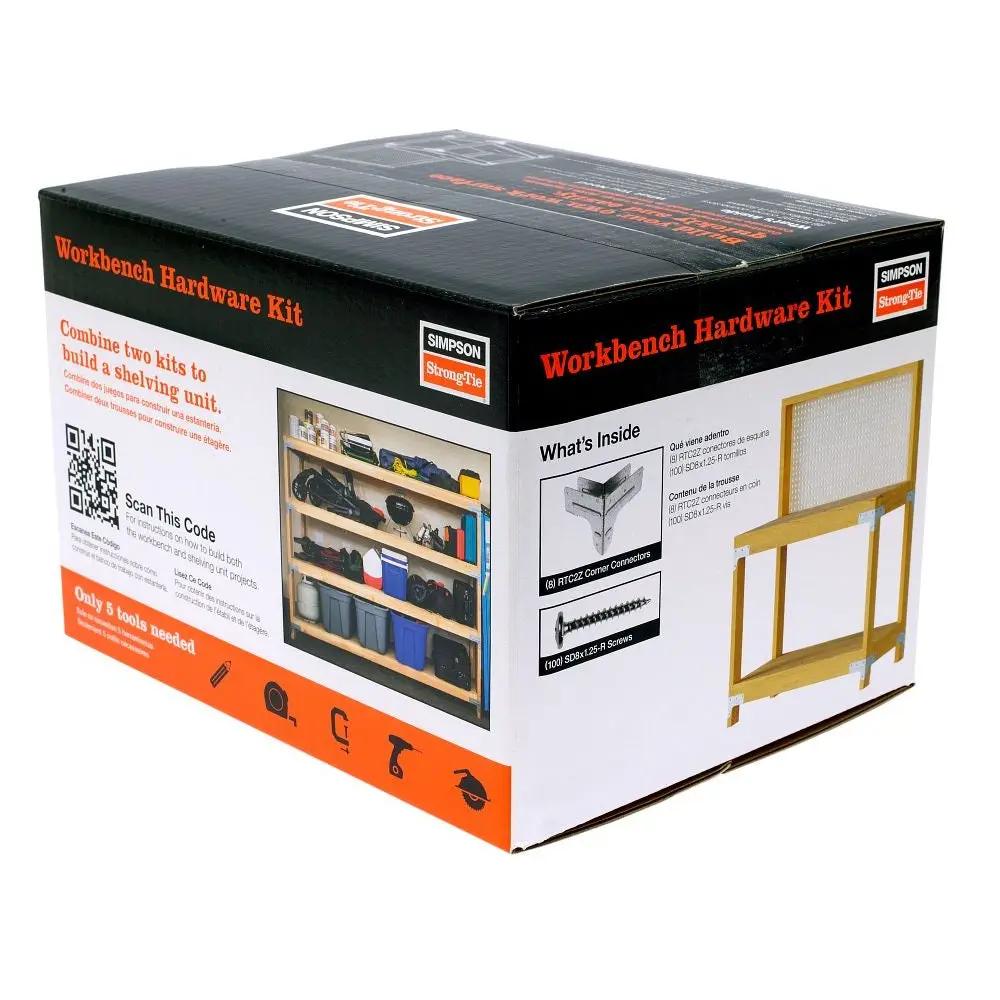 SIMPSON STRONG-TIE WBSK - WORKBENCH/SHELVING HARDWARE KIT SIMPSON STRONG-TIE