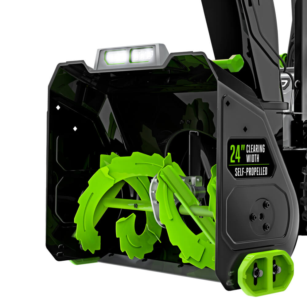 EGO SNT2405 - POWER+ 24 in. Self-Propelled 2-Stage Snow Blower with Peak Power™ and 2 x 7.5 Batteries and Dual Port Charger