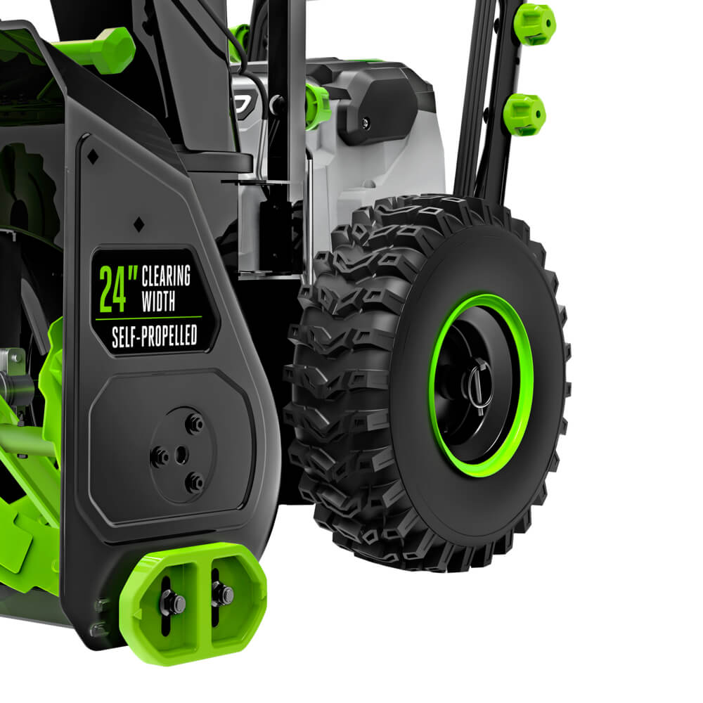 EGO SNT2405 - POWER+ 24 in. Self-Propelled 2-Stage Snow Blower with Peak Power™ and 2 x 7.5 Batteries and Dual Port Charger