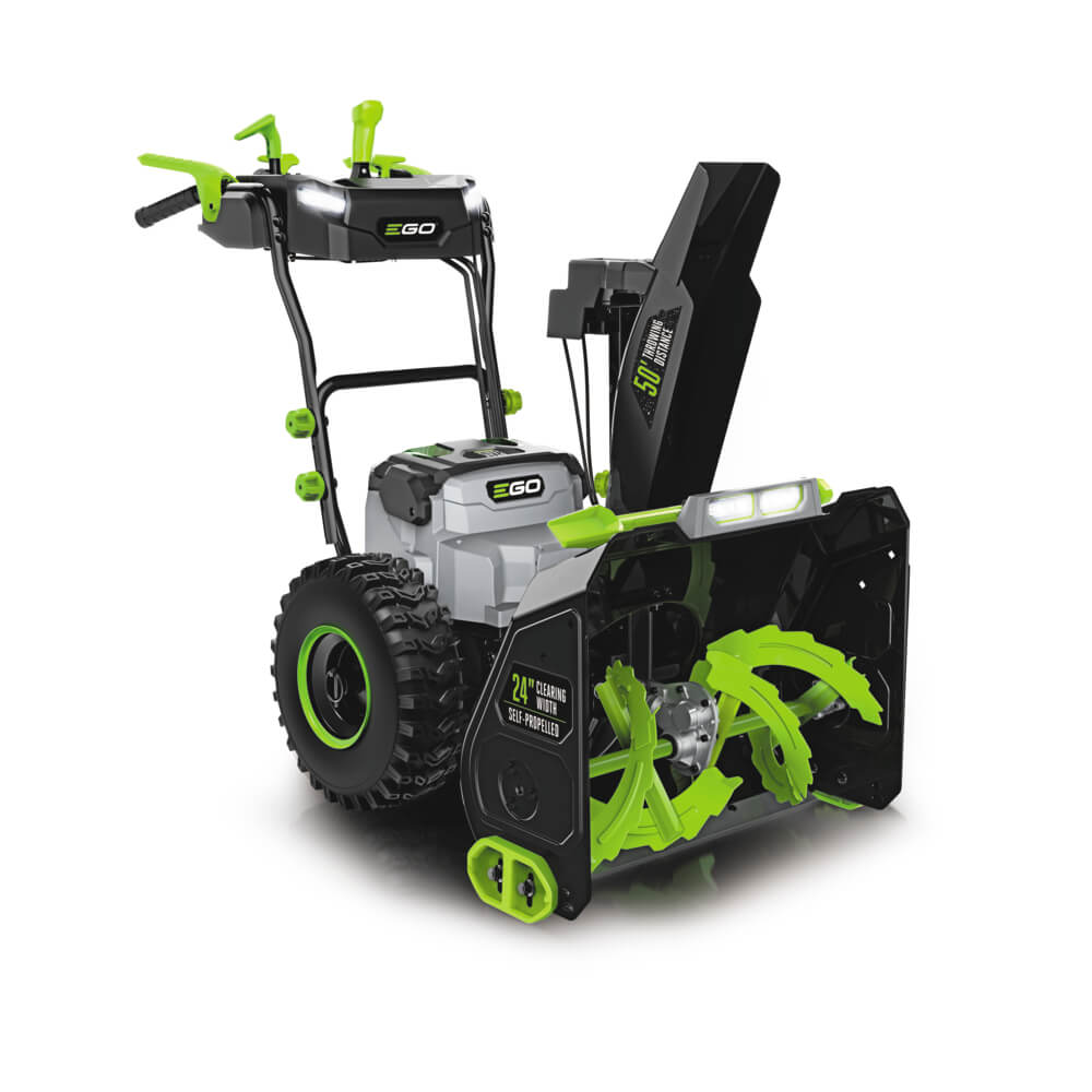 EGO SNT2405 - POWER+ 24 in. Self-Propelled 2-Stage Snow Blower with Peak Power™ and 2 x 7.5 Batteries and Dual Port Charger