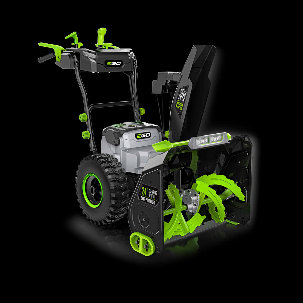 EGO SNT2405 - POWER+ 24 in. Self-Propelled 2-Stage Snow Blower with Peak Power™ and 2 x 7.5 Batteries and Dual Port Charger
