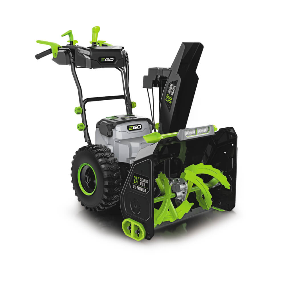 EGO SNT2405 - POWER+ 24 in. Self-Propelled 2-Stage Snow Blower with Peak Power™ and 2 x 7.5 Batteries and Dual Port Charger