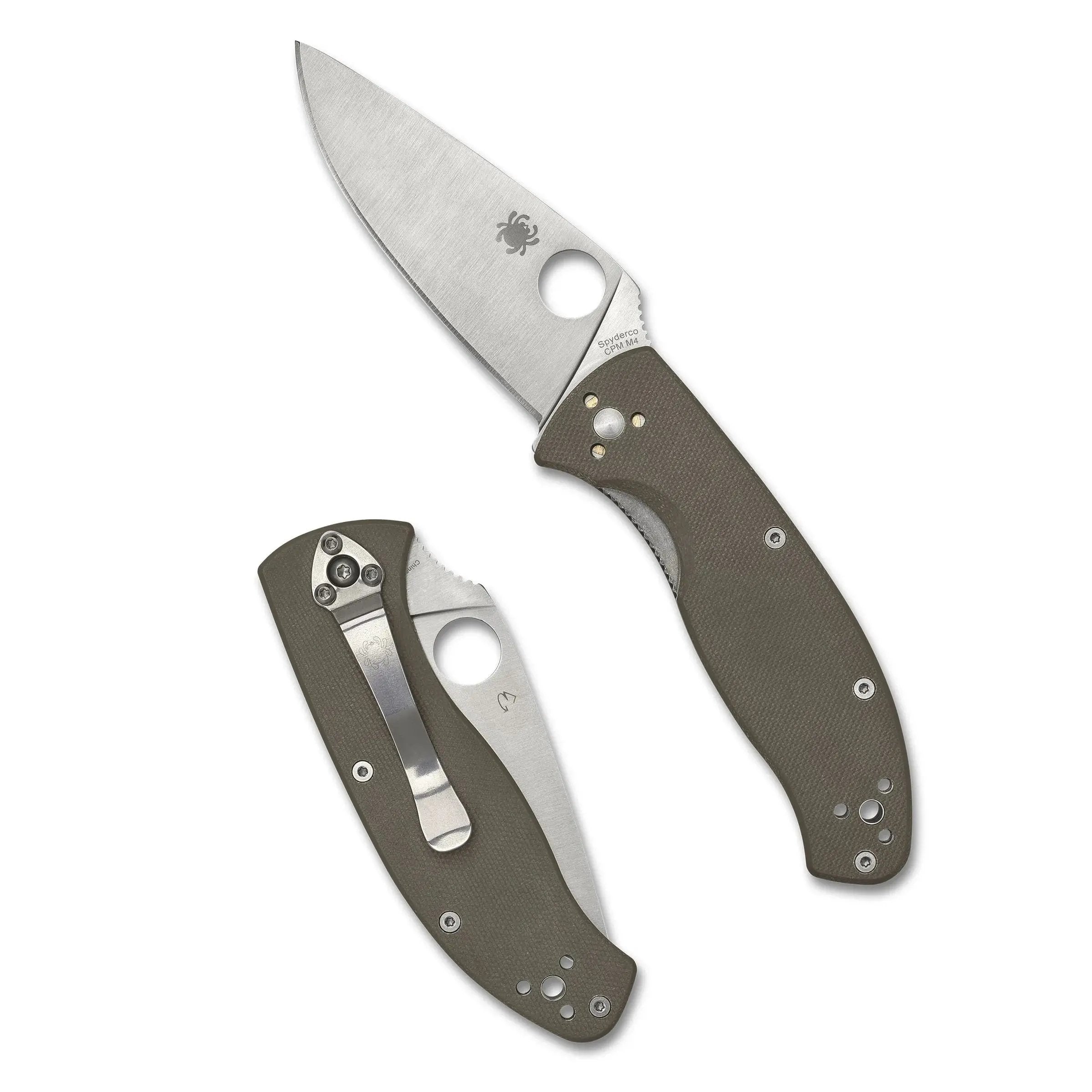 SPYDERCO SPY-C122GBNM4P - Tenacious® Brown G-10 CPM M4 SPYDERCO