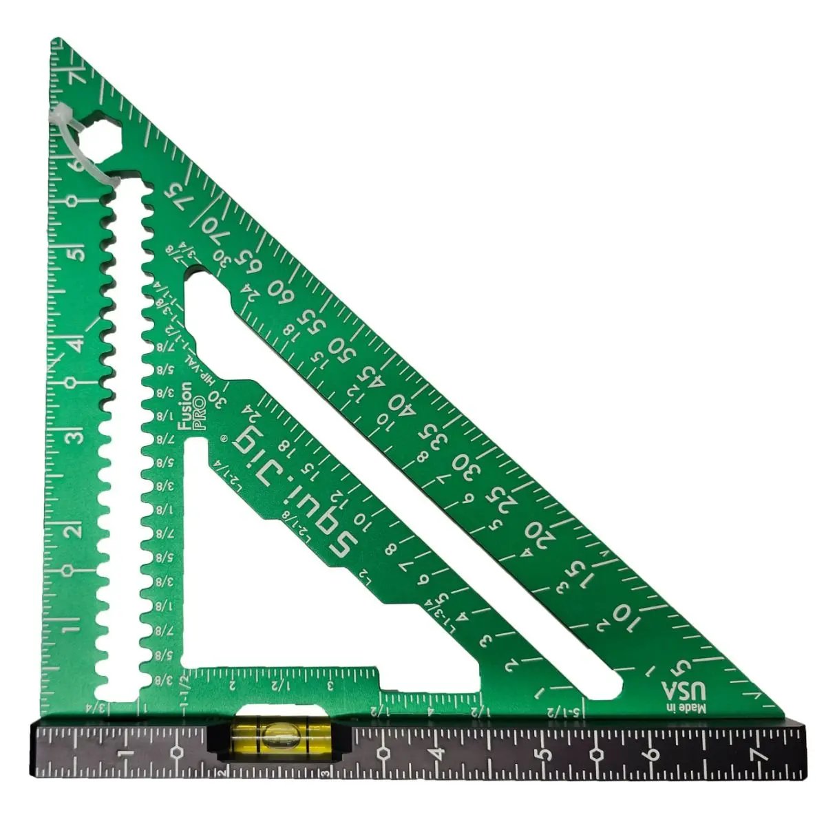 SQUI.JIG FPRS75GREEN - Fusion Pro 7.5" Rafter Square with Level SQUI.JIG