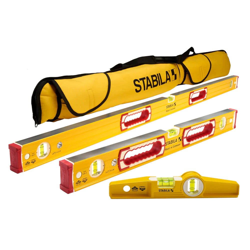 STABILA 48370  -  TYPE 196 3-LEVEL SET WITH CASE - Wise Line Tools