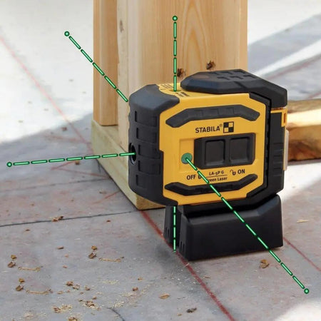 STABILA STA-LA5PG - Self-leveling, 5-Point/Dot GREENBEAM Laser STABILA