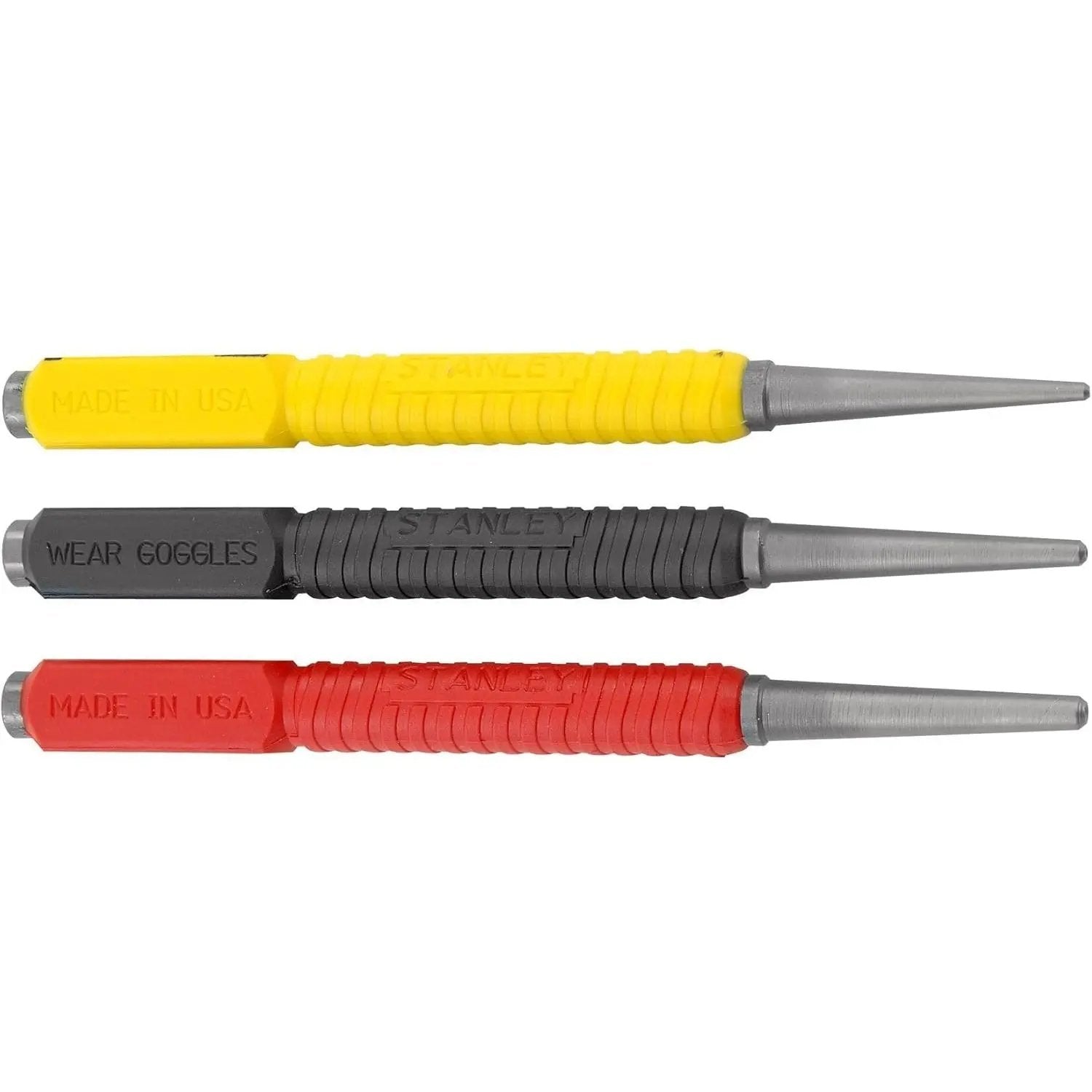 STANLEY 58-930 - 3 PC CUSHION GRIP NAIL SET STANLEY
