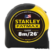 STANLEY FATMAX FMHT33826S - TAPE MEASURE 26'/8M X 1-1/4" - Wise Line Tools