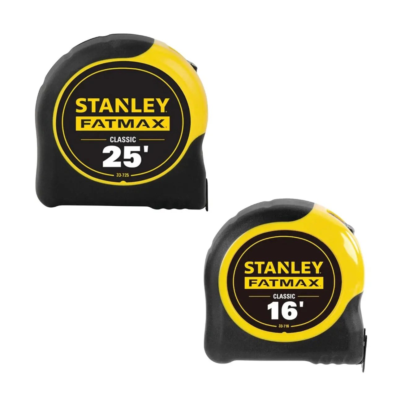 STANLEY FMHT70455LC - Fatmax Measuring Tape, 2-Pack, 25-Feet and 16-Feet STANLEY