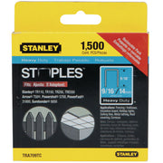STANLEY TRA709TC - 1,500 PC 9/16 IN HEAVY DUTY STAPLES STANLEY