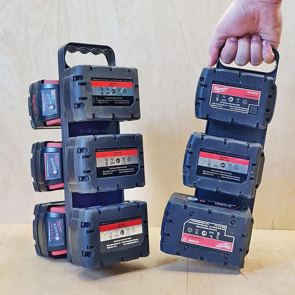 STEALTHMOUNTS BD-MW18-H-1 - Milwaukee M18 Battery Board with Handle STEALTHMOUNTS