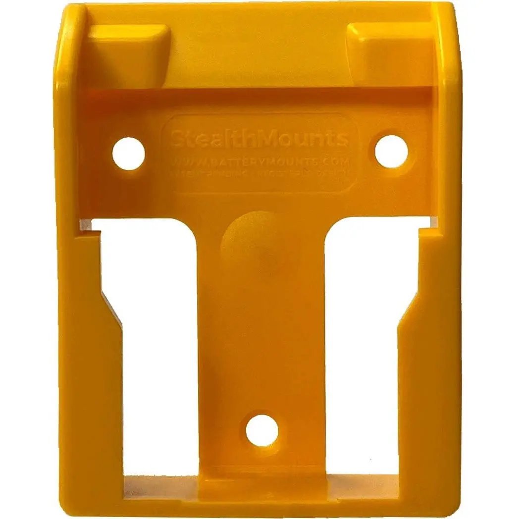 STEALTHMOUNTS BM-DW20-YLW-1 -  DeWalt 20v/60v Battery Mount STEALTHMOUNTS