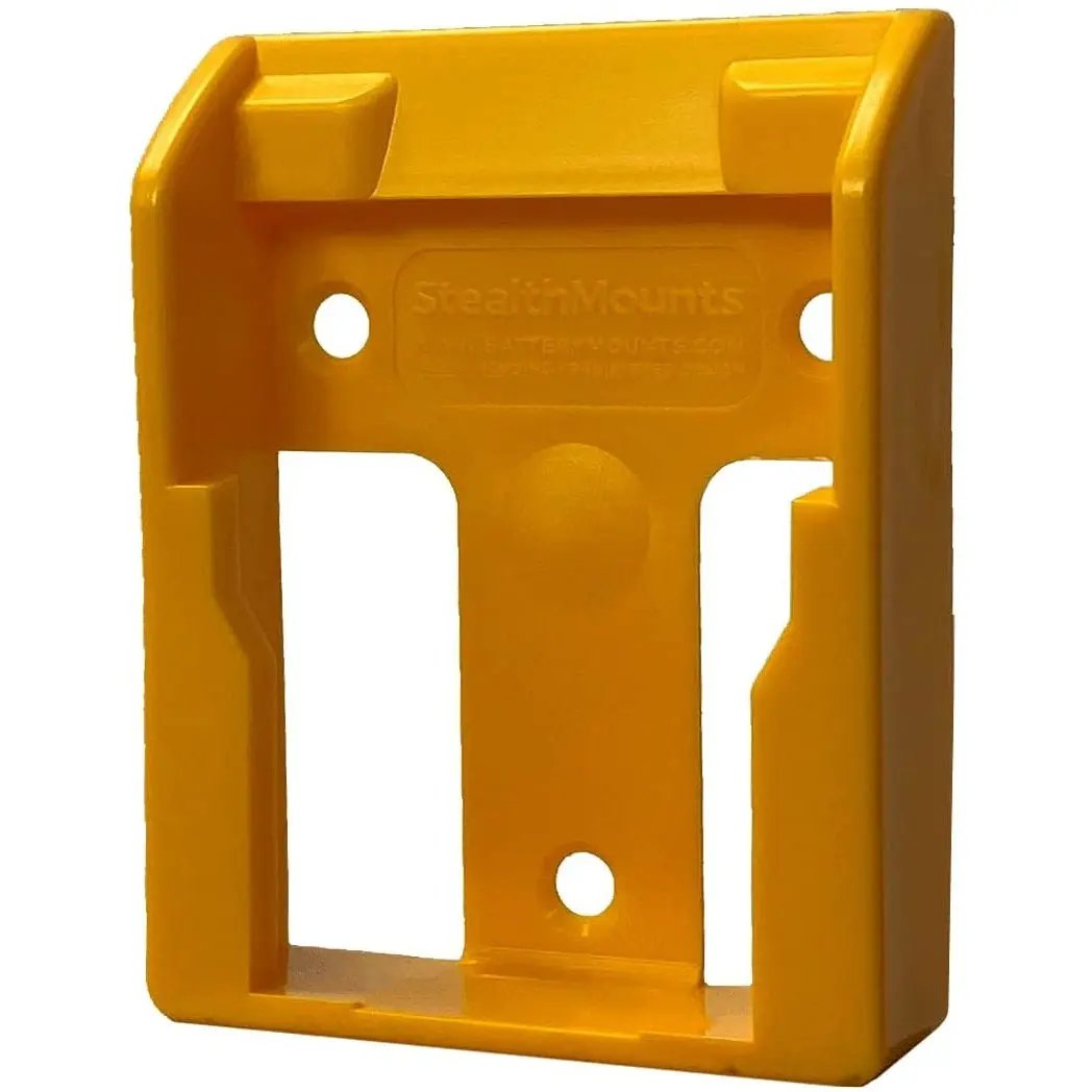 STEALTHMOUNTS BM-DW20-YLW-1 -  DeWalt 20v/60v Battery Mount STEALTHMOUNTS