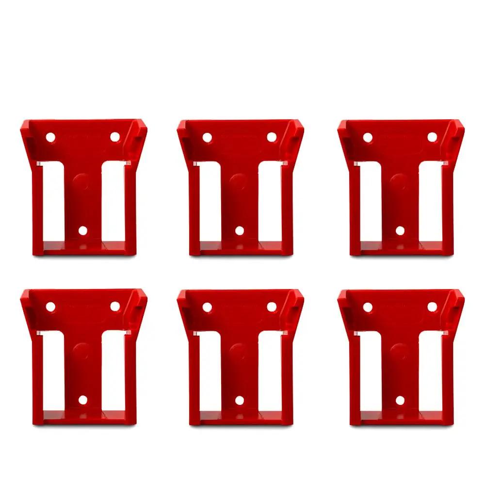 STEALTHMOUNTS BM-MW18-RED-6 - Battery Mount Milwaukee M18 Red 6pk STEALTHMOUNTS