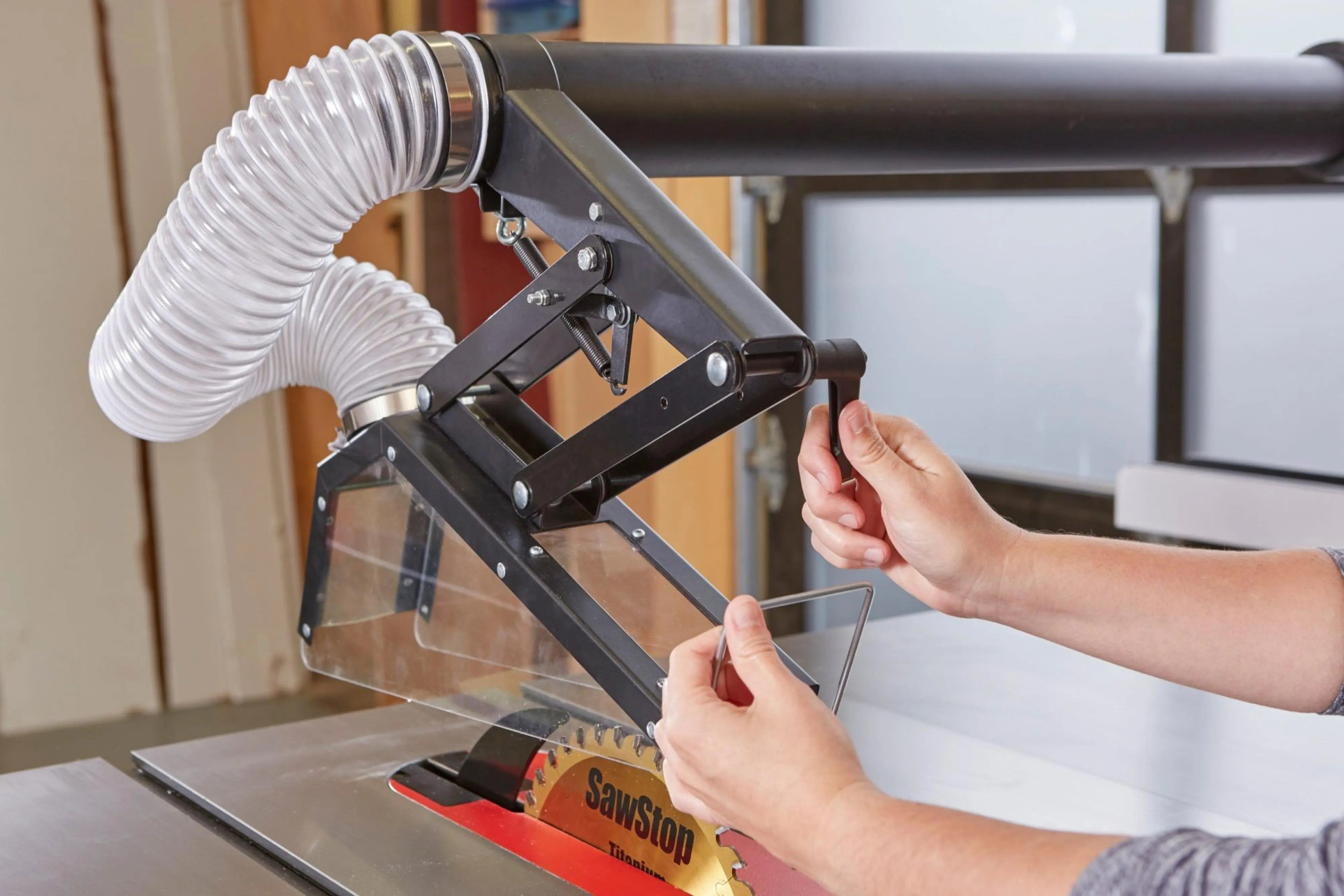 SawStop TSG-FDC  -  FLOATING OVERARM DUST COLLECTION SAWSTOP