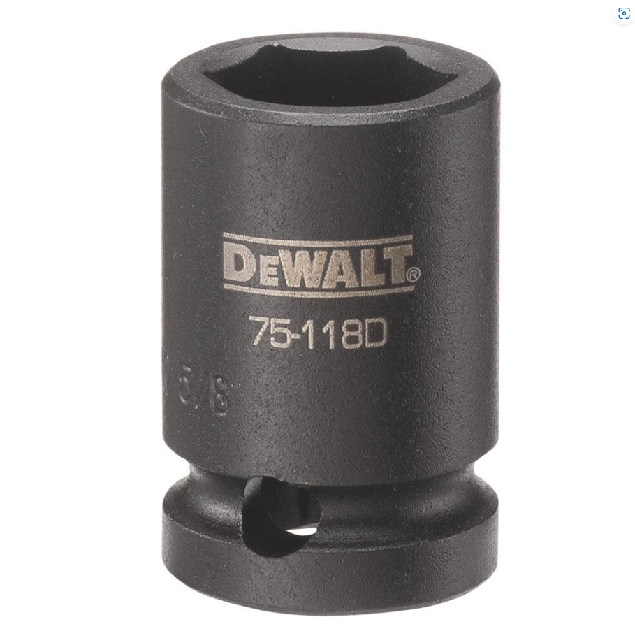 Clé à douille DEWALT DWMT75118OSP-Dwmt 6 points 1/2 po, 1/4 po, SAE 5/8 po