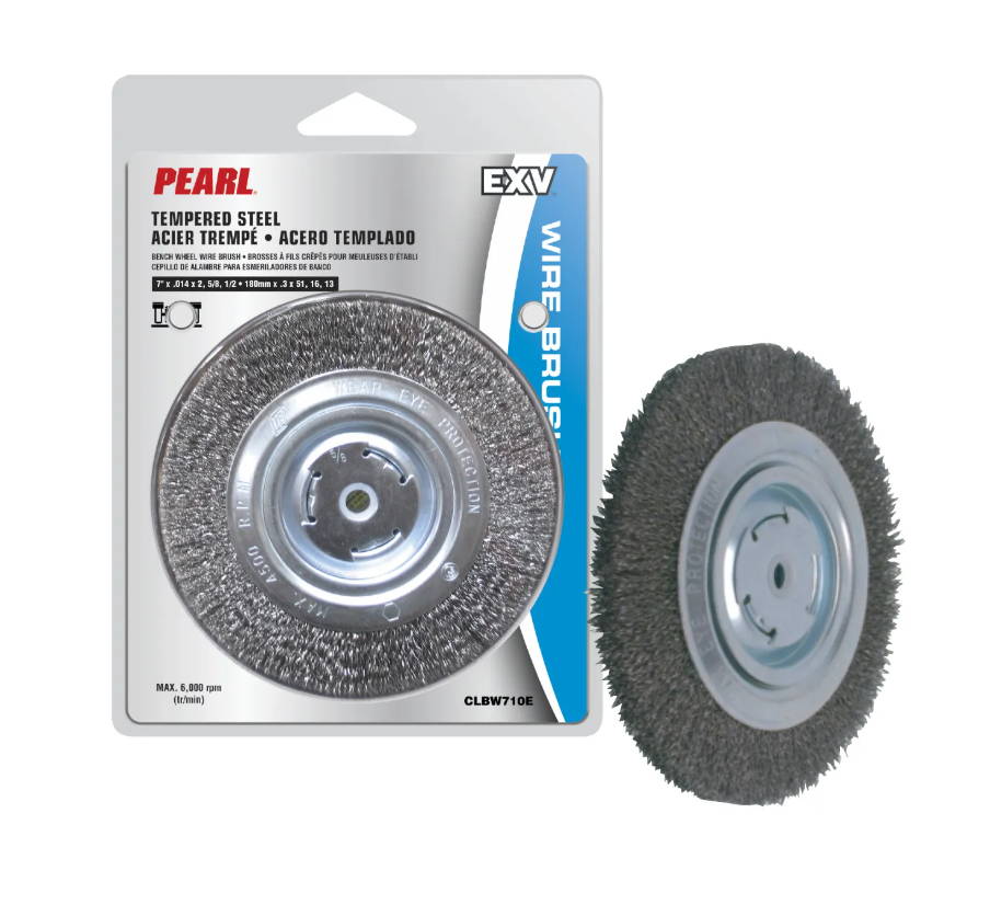 Pearl 8" x 3/4" Bench Wheel Wire Brush