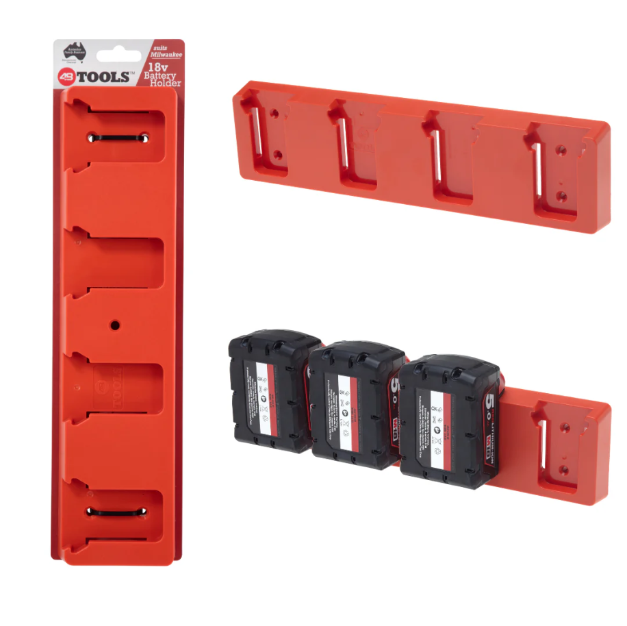 Support de batterie Milwaukee M18 pour 4 unités 