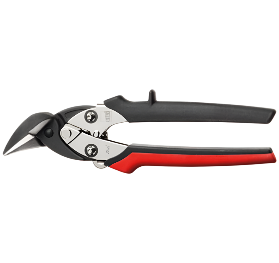 Bessey D15AL-BE Left Straight Cut Compact Aviation Snip 0ffset Jaw, Green/Black