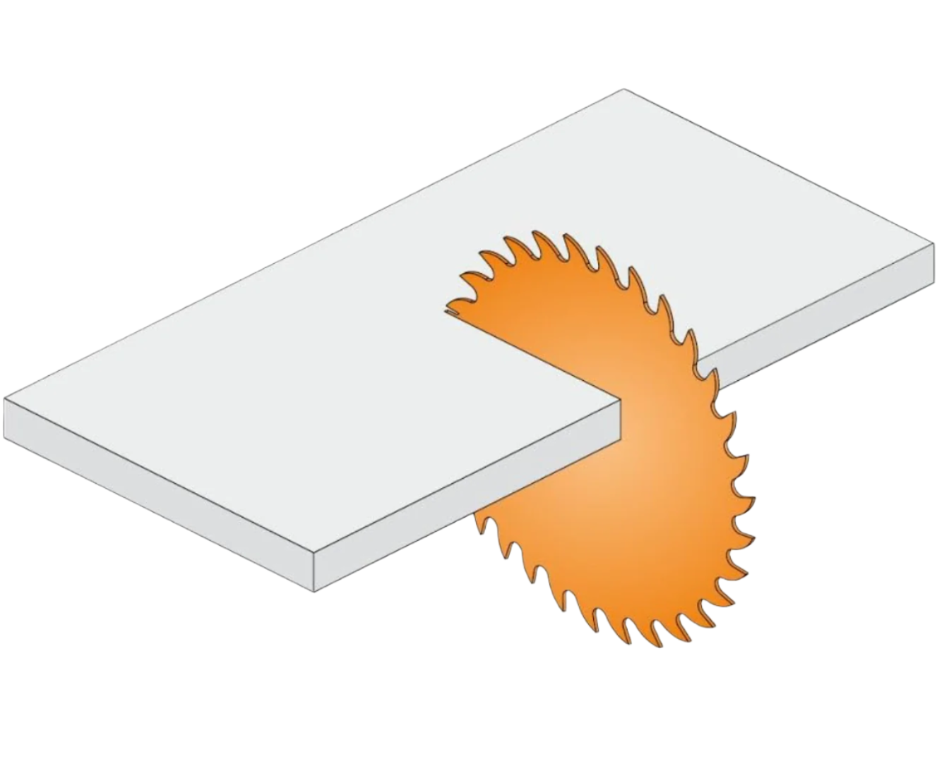 Lame de scie diamantée industrielle CMT 236.006.10, 10 pouces, 6 dents, alésage 5/8 pouce