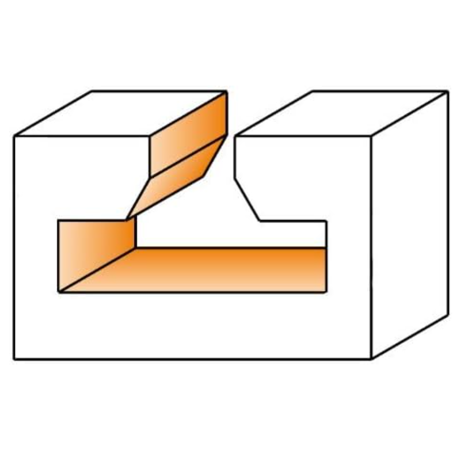 CMT 850.601.11  -  T-SLOT ROUTER BIT